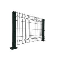 Outdoor 3d Curved Pvc Coated Welded Wire Mesh Fencing For Garden And Farm Protection 3d Fence