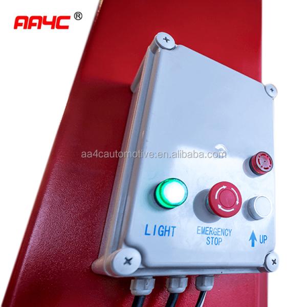 Hydraulic One Post Vehicle Lift Single Post Car Hoist 2.5T 1.8M Manual  Parking