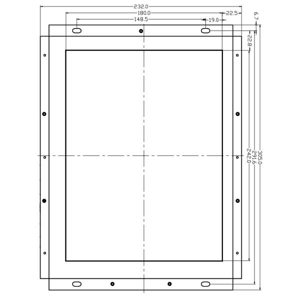 Pantallas de visualización del elevador del poli de 12,1 pulgadas para las piezas de la elevación del pasajero