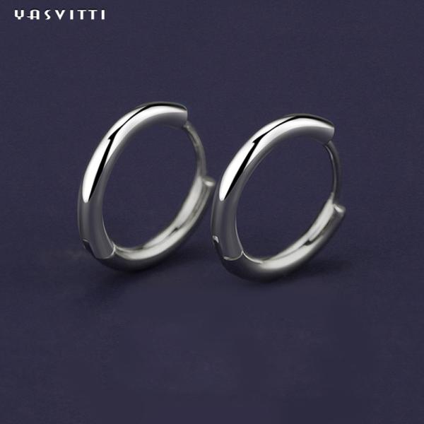 людей серег 316L ювелирных изделий 0.07oz 0.12cm серьги обруча нержавеющей стали стерлинговых серебряных