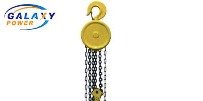 10T Alloy Structural Steel Lifting Chain Hoist Load 125KN Lifting Height 3m