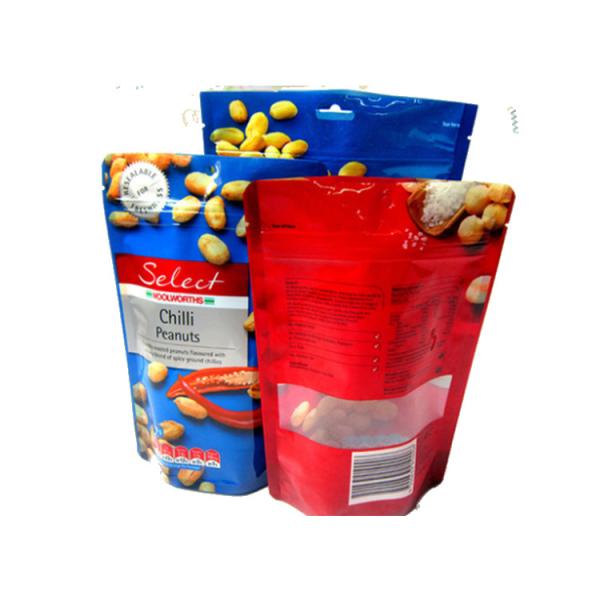 Printing Aluminum foil Resealable stand up 250g 500g Roasted Snack Food Package pouch