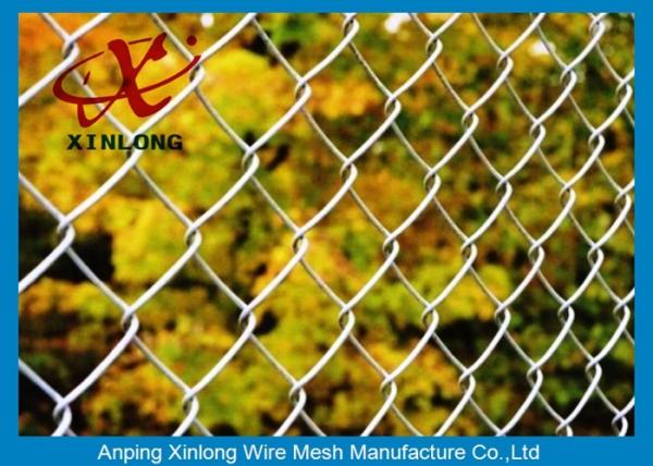 Beautiful 6 Foot Chain Link Fence For Garden / Courtyard / Park / Road Side