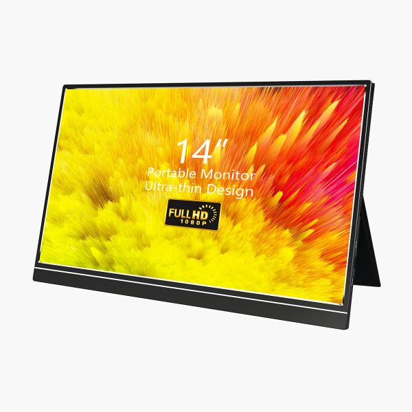 1080P Full HD 14 Inch Portable Monitor For PS4 / XBOX ONE / SWITCH