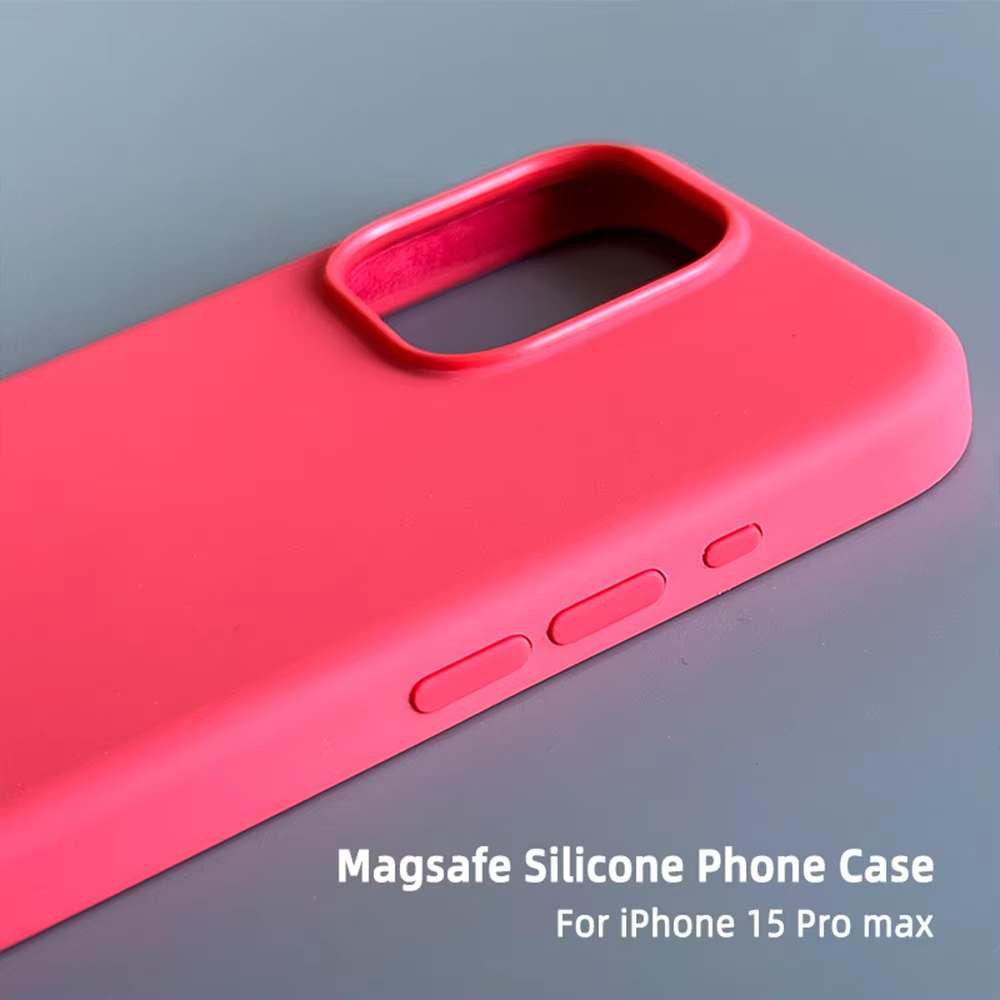 Custom Logo Shockproof Light Weight Silicone Magnetic Phone Case for iPhone All Models