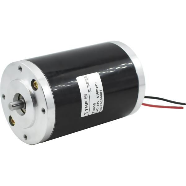 0.1nm PMDC Brushed DC Motor 7000Rpm 150W 63mm 24V 200W DC Motor