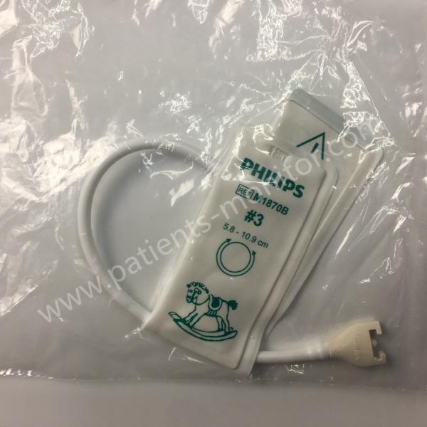 PHiliph Neonatal Infant NIBP Cuff 5.8-10.9cm #3 M1870B Non Invasive Blood Pressure Single Patient