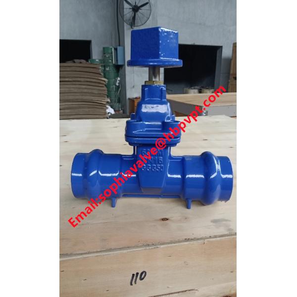 DN150 PN16 GGG50 Ductile iron socket gate valve