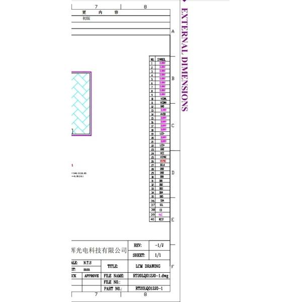 Цветный ЖК-дисплей TFT HD 2.0 дюйма 320 ((RGB) x 240 разрешение