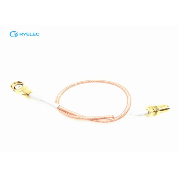 cloison étanche femelle du sma RP de câble équipé rg316 de 200mm au connecteur à