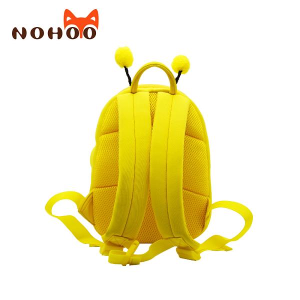 NHB140 Nohoo new arrival bee style kids backpack for kindergarten children