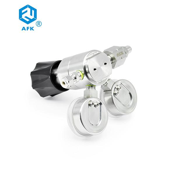 AFK Nitrous Oxide Single Stage Pressure Regulator Stainless Steel Precision 25Mpa OEM ODM