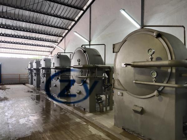 a extração do amido de mandioca do motor 30kw peneira o material SS304