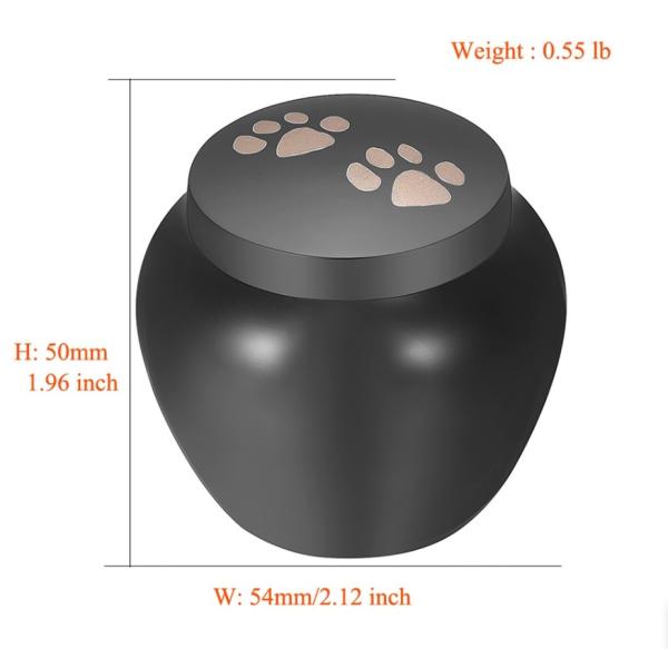 6 Colors Mini Keepsake Urn Cremation Jewelry For Human Ashes Stainless Steel Memorial Jewellery Pet Ashes Funeral Casket