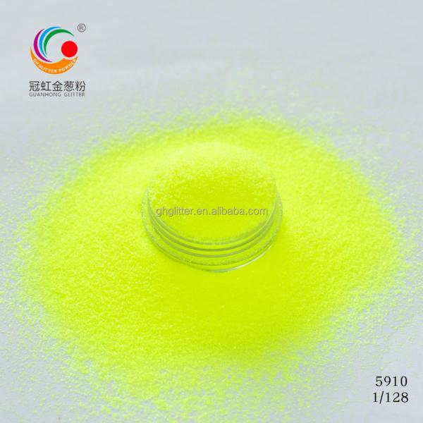 Print Method colors Fluorescent Glitter Powder for Christmas Decorations and Printing Crafts 1/8
