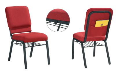 Banquet Hall Stacking Church Chair Stackable Auditorium Chairs 5.5kgs