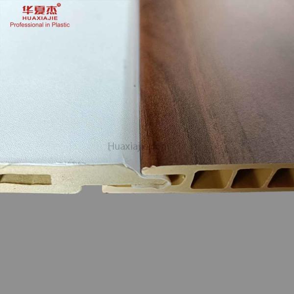 Painel de parede da forma 2800*600*9mm Wpc para a superfície plana da decoração