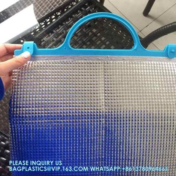 Wholesale Disposable Food Delivery Aluminum Foil Cooler Thermal Insulation Bag Pack Cooler Insulated Foil Bag