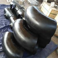 Encaixes de cotovelo Astm do aço carbono do petróleo de um preto de 90 graus