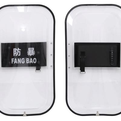 Lightweight Anti Riot Shield PC Shield With 342J Impact Rating Ergonomic Grip