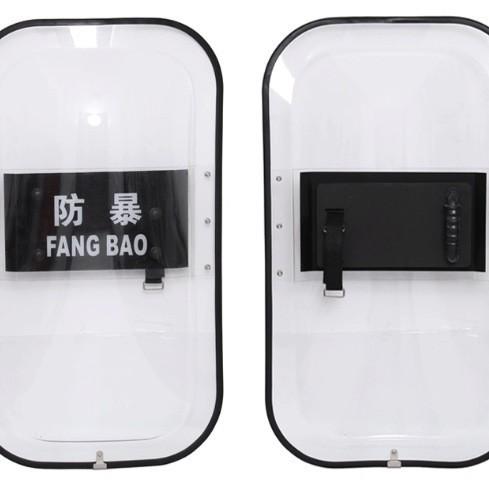 Lightweight Anti Riot Shield PC Shield With 342J Impact Rating Ergonomic Grip
