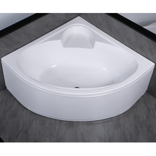 Simple Built in Panels Option Corner Acrylic Bathtubs for Free Replacement of Breakages