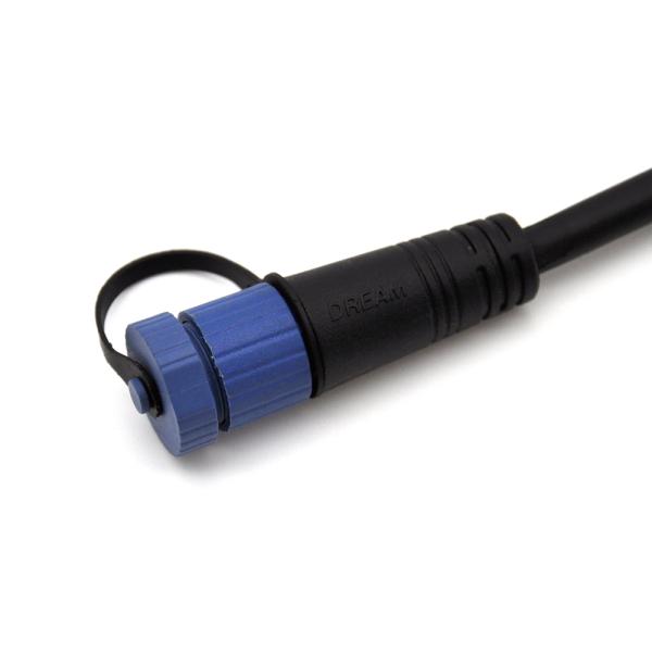 СИД показывает 2 соединитель провода Pin IP68 M15 водоустойчивый