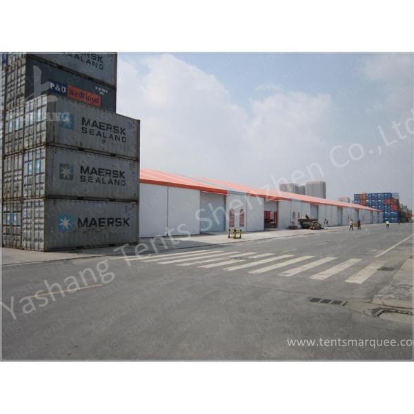 Logistics Aluminum Frame Industrial Storage Tents , Temporary Storage Tents