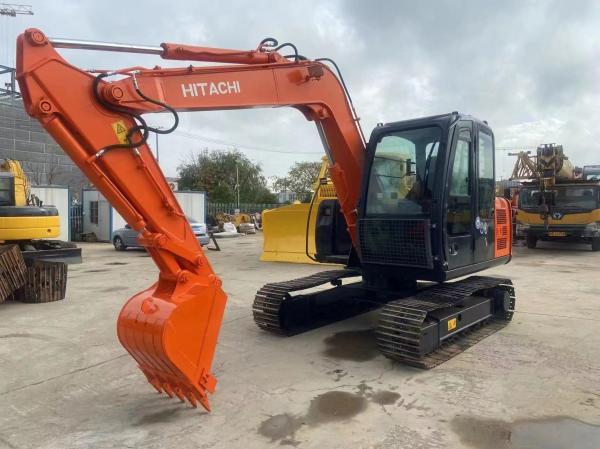Motor ISUZU Usado Hitachi ZX70 Excavadora Crawler 7 toneladas Mini Excavadora em boas condições