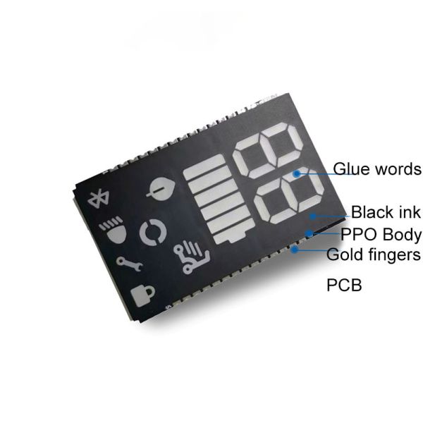 Original Factory Custom SMD Led 7 Segment Display Arduino High brightness 7 Segment Custom Led Display Full color SMT Customized Seven Segment Led Indoor Use