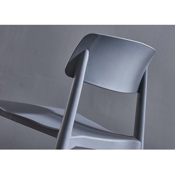 80cm Solid Wooden Leg Plastic Chair Non-Slip In Living Room