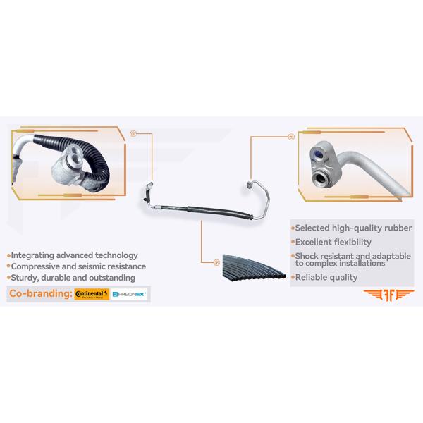 88711-0KB60 Hilux 4.0L AC Refrigerant Discharge Hose Discharge Line