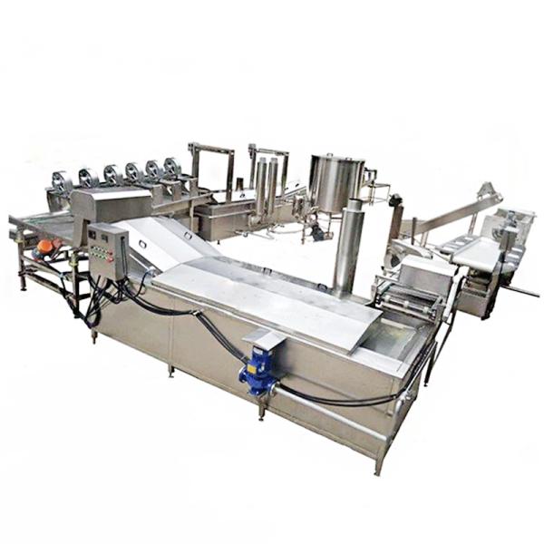 SGS 19KW Frozen Vegetables Heat And Control Potato Chips Production Line