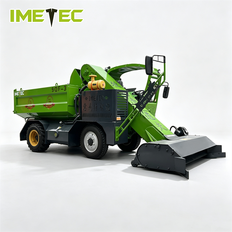 Self Walking Cow Manure Collector Dung Cleaning Equipment For chicken Sheep Pig Farms