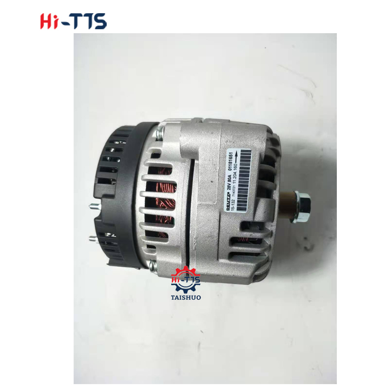 28V 80A  01181651 0118-1651 Alternator Engine for TCD2013 BFM1015 Excavator Construction Machinery Parts