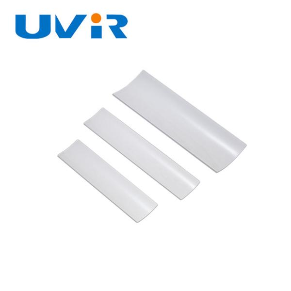 Placa de vidrio de cuarzo UV transparente de 2 mm para curado UV