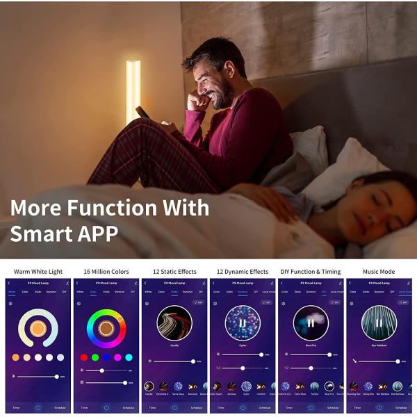 Design Cool Led Mood Light Tuya Wifi Control Dimming Led Table Lamp with RGB White