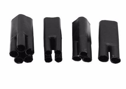 Black 1000mm Cable Thermal Shrinkable Terminal Head