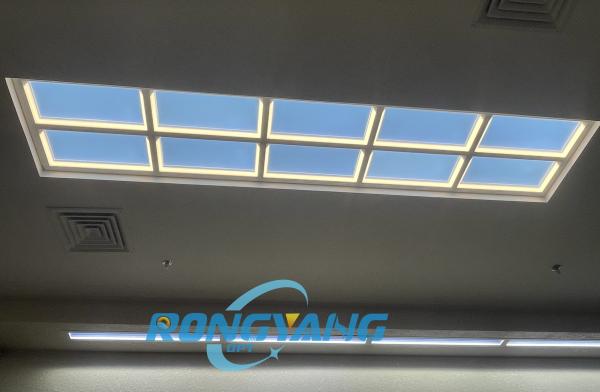 Panneau LED Slim Sky Light Smart Control Effect bleu doux du ciel LED Panneau phare pour plafond hauteur de réserve 70 mm
