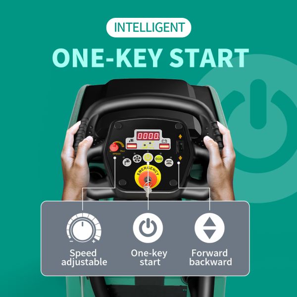 Cordless Handheld Walk Behind Scrubber Dryer Buffer Machine ODM