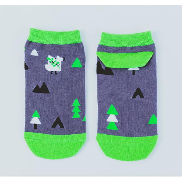 Girls Knitted Ankle Length Socks / Cute Ankle Socks Funny Standard Thickness