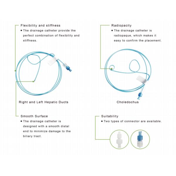 Disposable Nasal Biliary Drainage Catheter 6Fr 7Fr 8Fr Bile Duct Catheter