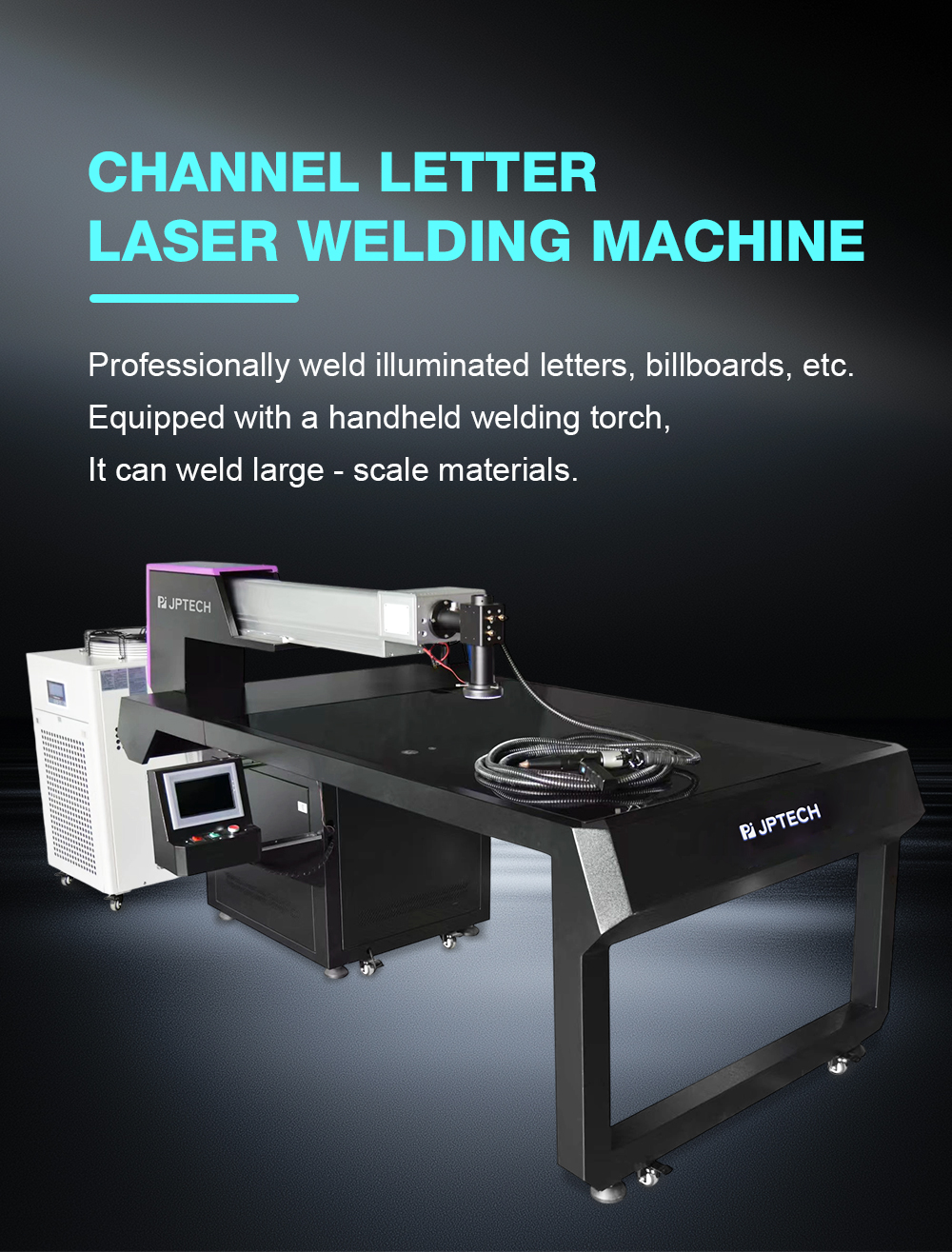 Specialized 300W Fiber Laser Welding Machine for Metal Signage - Channel Letter Aluminium Stainless Steel Welder