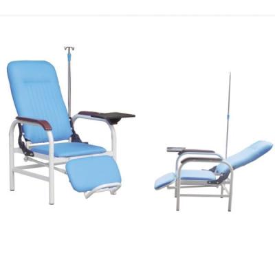 Marrom azul da cadeira IV traseira ajustável com quadro de aço inoxidável