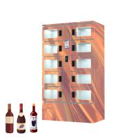 Winnsen Bouteille de vin Réfrigéré 24 Heures Smart Avec Des Portes Personnalisées