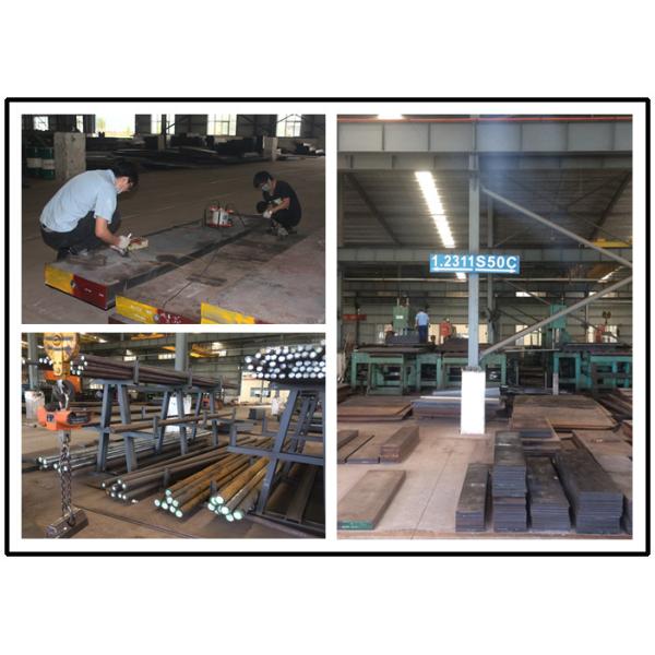 La barra plana fría DC53 de acero de herramienta del trabajo de la buena dureza para la formación en frío muere