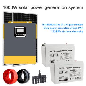 1KW Off Grid Solar Energy System with Monocrystalline Silicon Solar Panel for