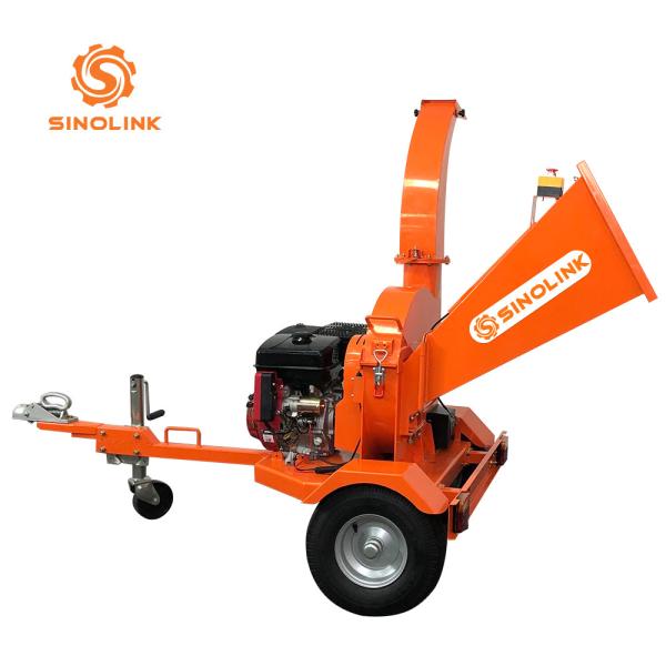Mini Small Wood Crusher Machine Design Portable Wood Shredder 15HP  ATV