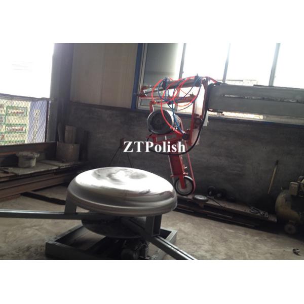 automatic stainless steel cylinder dish head polishing buffing machine