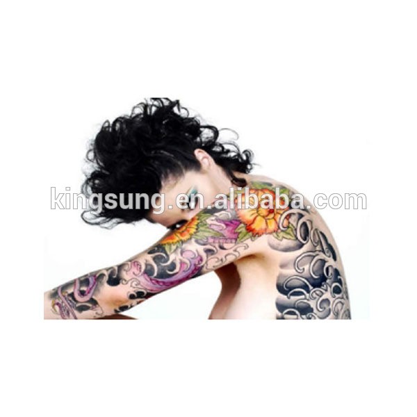 Waterproof Non Toxic Gold Foil Body Tattoo Sticker for ladies